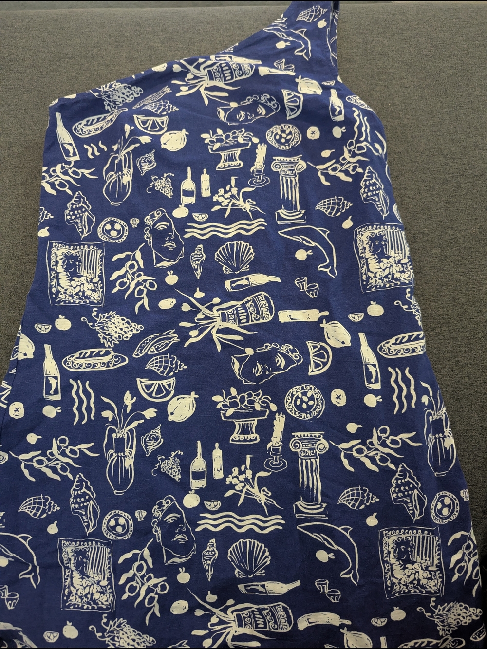 Madewell x Lisa Says Gah One-Shoulder Mini Dress - Picture 3 of 5